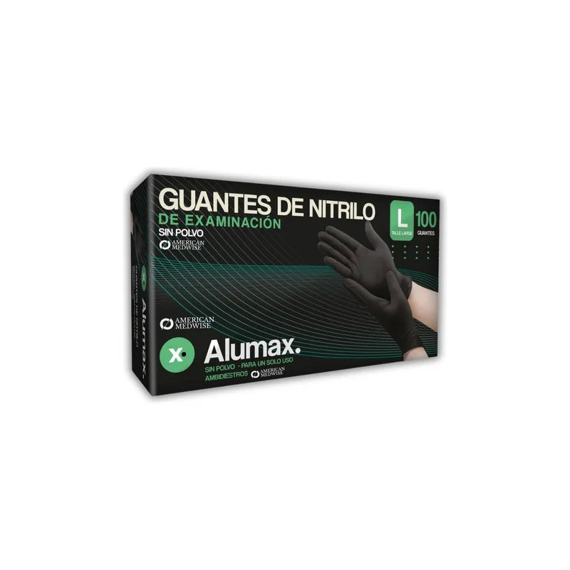 Guantes de nitrilo caja de 100 unidades