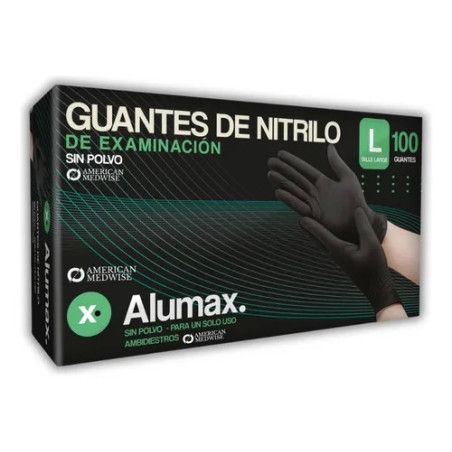 Guantes de nitrilo caja de 100 unidades