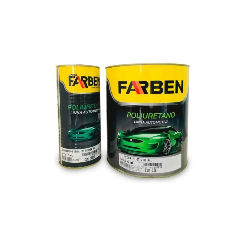 Primer FARBEN 410 alto solido gris con catalizador 3.6L