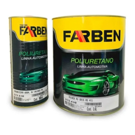 Primer FARBEN 410 alto solido gris con catalizador 3.6L