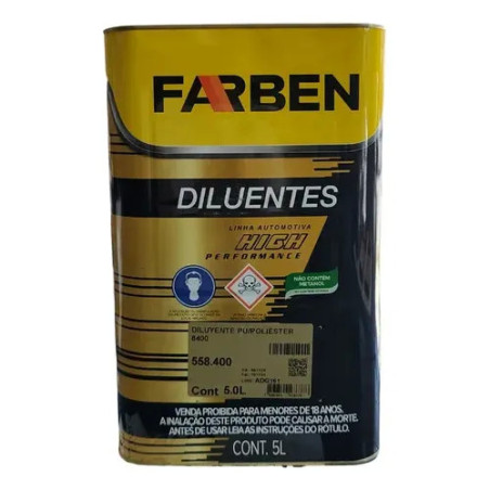 Diluyente Poliéster FARBEN 8400 5L