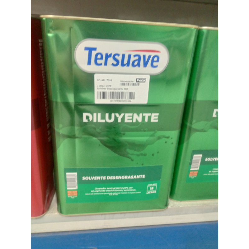 TERSUAVE SOLVENTE DESENGRASANTE 18L