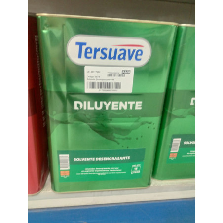 TERSUAVE SOLVENTE DESENGRASANTE 18L