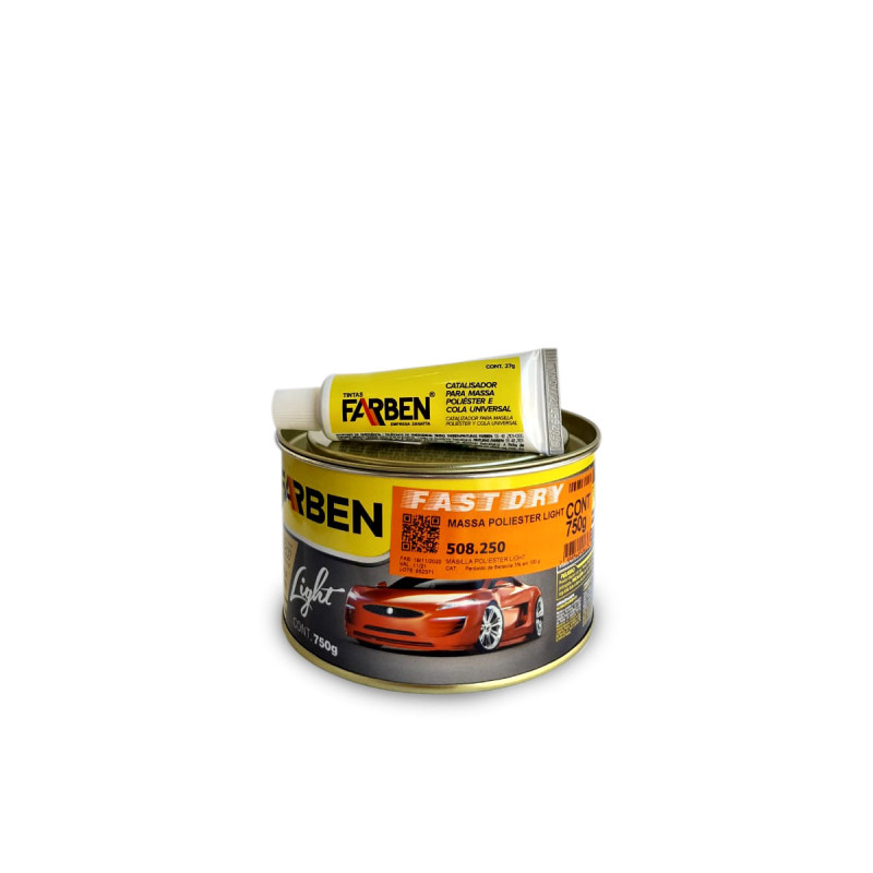 Masilla 250 Poliester Light FARBEN con catalizador x 1KG
