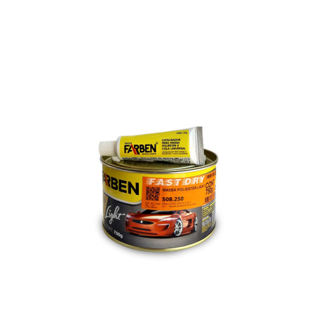 Masilla 250 Poliester Light FARBEN con catalizador x 1KG