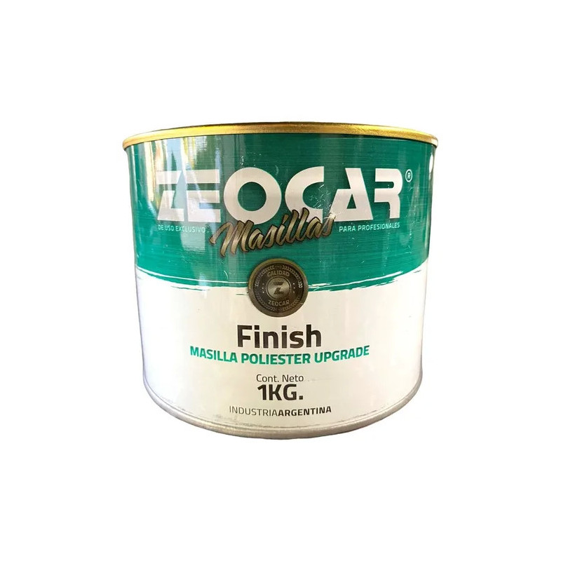 Zeocar masilla finish con catalizador x 1KG
