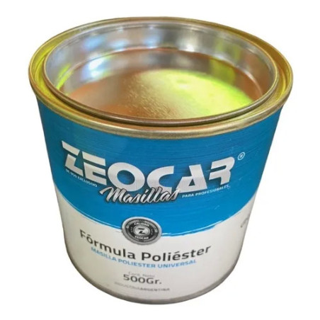 Zeocar masilla poliester con catalizador x 0.5KG